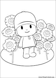 Confira uma coleção de desenho do pocoyo para colorir com imagem para imprimir para as crianças desenhar, pintar e fazer atividades. Zeichnungen Zu Malen Und Farbe Pocoyo Print Design 013