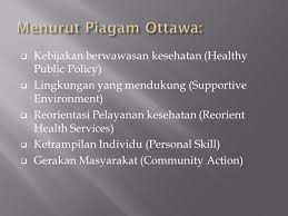Dari istilah atau definisi kesehatan adalah dimana keadaan sejahtera dari mulai fisik, mental dan social yang pada tahun 1986, who, dalam piagam ottawa untuk promosi kesehatan agar anda tahu tentang definisi dari kesehatan disini akan mengulas tentang kesehatan menurut para ahli. Promosi Kesehatan Ppt Download
