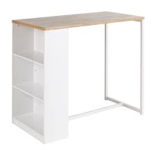 Que ce soit un meuble tv sur mesure, un meuble à chaussure sur mesure, un meuble de salle de bain sur mesure, un meuble mural sur mesure, un dressing sur mesure pour votre chambre ou encore un meuble de cuisine sur mesure, je. Hoher Esstisch Fur 2 3 Personen L120 Maisons Du Monde Table A Manger Haute Table De Salle A Manger Blanche Table Bar Cuisine