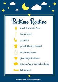 Create A Simple Bedtime Chart Today Com