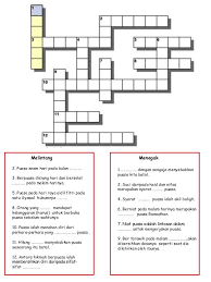 Lebih banyak permainan bahasa teka silang kata. Pelbagai Teka Silang Kata Bahasa Melayu Tahun 4 Yang Sangat Bermanfaat Untuk Para Ibubapa Lihat Cikgu Ayu