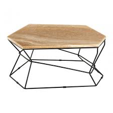 Shop coffee tables at target. Artefacto Coffee Table With Natural Top Iron Onyx Stone Natural Clanbay