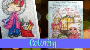 This video is a review and flipthrough of sherri baldy's my besties, christmas cottage coloring book. Sherri Baldy My Bestie Prismacolor Pencils Color Along Youtube