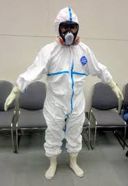 東電 原発作業員の防護服を公開 気密性高く熱中症数人 服 宇宙服 ボディアーマー