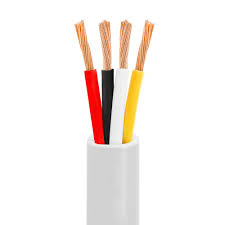 This is a 14 gauge copper stranded speaker wire, that has a pvc jacket to keep it insulated. Learn About Choosing The Right Type Gauge Of Speaker Wires