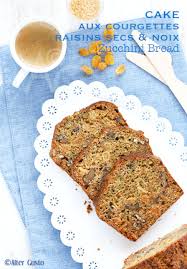 Alter Gusto Cake Aux Courgettes Raisins Secs Noix Zucchini Bread
