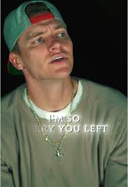 I know it’s my fault…