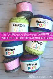 The Difference In Bernat Pop Yarn Cakes Caron Cakes