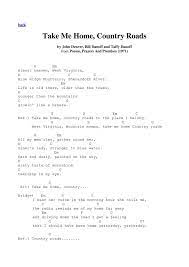 Take Me Home Country Roads Song Lyrics And Chords Lyrics And Chords Ukulele Music