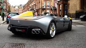 Discover the ferrari models available at the authorized dealer al tayer motors l.l.c. First 1 7 Million Ferrari Monza Sp1 Driving In London Youtube