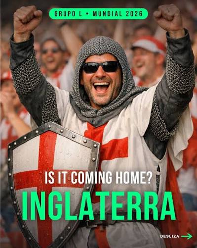 GRUPO L DEL MUNDIAL 2026: INGLATERRA LIDERA UNA ZONA DE ALTO VOLTAJE 🦁⚽ Quedó conformado uno de los grupos más atractivos de la Copa del Mundo. Inglaterra encabeza como cabeza de serie,