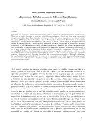 Scarlatti disse a baltasar que o padre bartolomeu teria morrido em toledo para onde tinha fugido e como não falavam de baltasar nem blimunda resolveu vir a mafra verificar se estavam vivos. Pdf Mito Feminino E Imagologia Masculina A Representacao Da Mulher Em Memorial Do Convento De Jose Saramago