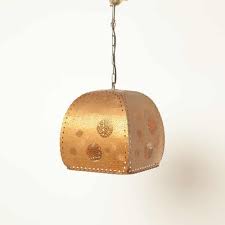 Crystal copper pendant light hanging lighting fixture home decor lighting nordic scandinavian ceiling lamp art deco contemporary modern this hanging light fixture is a modern beauty, with a row of five individual hanging lights composed of a single bulb inside of a transparent glass with a. Art Deco Copper Hanging Lamp For Sale At Pamono