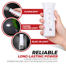 Amerelle Emergency Lights For Home 5 Pack Amertac Power Failure Light And Emergency Flashlight Automatically Lights When The Power Fails 7 Hour Runtime Nimh Rechargeable Battery 71134cc Walmart Com Walmart Com