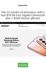 Join verizon up to get more rewards and more choices than ever. Get 12 Months Of Discovery With A New 79 99 Fios Gigabit Connection Plan 100 Verizon Giftcard In 2021 Internet Phone Broadband Services Shopping Coupons