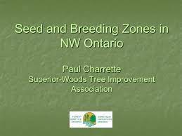 Seed and Breeding Zones in NW Ontario