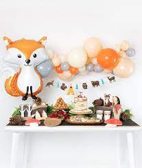 For a small space like this sitting nook, it's ok to stick with one neutral color. 40 Pieces Balloon Garland Kit Woodland Creatures Party Baby Shower Supplies Animal Balloons Forest Friends Themed Theme Party Kids Bday In 2021 Woodland Baby Shower Decorations Woodland Creatures Baby Shower