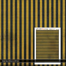 Black And Yellow Stripes Vertical Vertical Hazard Stripe Roller Shutter Door Tx177 Oo 4mm 1 76 Roller Shutters Shutter Doors Shutters