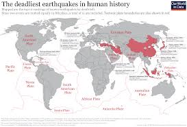 what were the worlds deadliest earthquakes our world in data