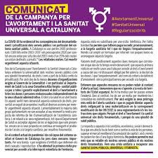 Comunicat de la campanya per l'avortament i la Sanitat Universal a Catalunya  - Ca la Dona, un espai de dones i per a dones