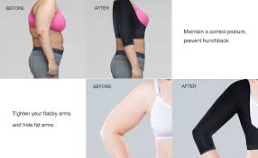 Women Arm Shaper Compression Body Posture Support Sleeves Control Top  Shapewear | Ebay