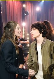 As per celebscouples, finn wolfhard had in any event 1 relationship already. Lol Look At His Face And The Way He S Looking At Her Finn Stranger Things Cast Stranger Things Stranger Things Mike