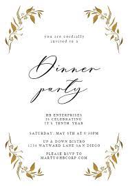 Create your own dinner party invitation to download, print or send online for free. Dinner Party Invitation Templates Free Greetings Island