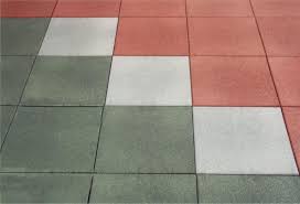 Six 24 x 24 tiles, 5/16 thick precise fit for virtually seamless installation item 567218 ez flex interlocking recycled rubber floor tiles by mats inc. Rubber Flooring Dallastic Dalsouple For Outdoor Use Indoor Tertiary