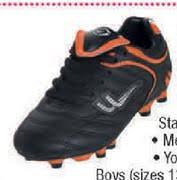 The most important piece of soccer equipment is your footwear; Special Olympic Stadia Soccer Boots Boys Sizes 13 1 Per Pair Www Guzzle Co Za