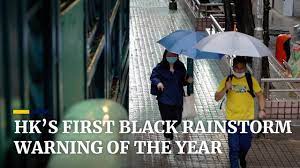 What does a red black rainstorm warning signal mean to you? Qy6essprrzrjom