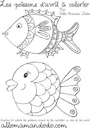 Des Poissons A Imprimer Colorier Et Accrocher Poisson D Avril Allo Maman Dodo Poisson D Avril A Imprimer Poisson D Avril Coloriage Poisson