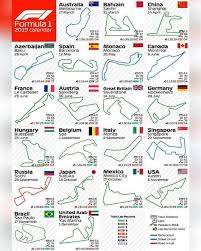 Formula One Stop Di Instagram Here S The 2019 F1 Calendar Which Race Are You Most Excited For Via U Thethistlesifter Formula1 F Formula 1 Gonki Plakat