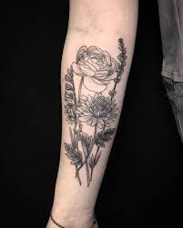 P Macdonald Tattoo Chrysanthemum Ranunculus Lavender And Gladiolus Lavender Tattoo Chrysanthemum Tattoo Gladiolus Tattoo