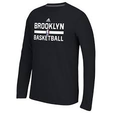 Youth Brooklyn Nets Adidas Black Practice Climalite Long Sleeve T Shirt Brooklyn Nets Black Adidas Black Shirt