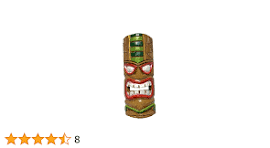 Statuine Africane Maschera Tiki Legno 100cm Dipinta A Mano - Decorazione  Polinesiana, Protezione Spirituale Maschera Colorata