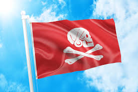 Amazon.com : DMSE Henry Avery Red Jolly Roger Skull Crossbones Death Pirate  Flag 2X3 Ft Foot 100% Polyester 100D Flag UV Resistant (2'X3' Ft Foot) :  Patio, Lawn & Garden