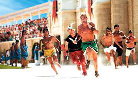 Uiteindelijk schoot enkel nog deze astérix aux jeux olympiques over die ik nog niet (volledig) had gezien en aangezien dit met nog zo'n andere franse grootheid was, wou ik hier wel eens voor gaan zitten. Asterix Bei Den Olympischen Spielen Asterix Le Site Officiel