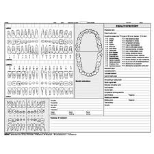 12 Best Photos Of Dental Charting Form Dental Treatment