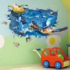 This delightful garden wall art captures a quartet of turtle sea turtle hatchlings finding their bearings in the cool blue waves of the ocean. Brand New Diy 3d Pvc Sea Turtle Ocean Fish Wall Sticker Mural Art Kids Bathroom Decor Vinyl Decal Art Posters Fashion Design Fashion Poster Poster Designposter Fashion Aliexpress