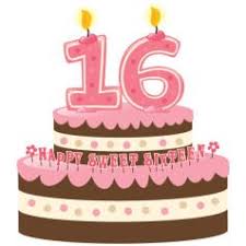 Birthday Cake Pictures Cartoon Happy New Year Happy Birthday Sweet 16 Cartoon Birthday Cake Sweet Sixteen Birthday Sweet 16 Birthday Cake