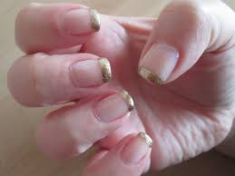 The contrast between the colours and the tips is incredible. 24 Carat Gold Tip Nails Midn1ghtbutterfly
