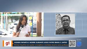 Pastor evangélico morre após sofrer infarto enquanto assistia ao jogo do Brasil na Bahia