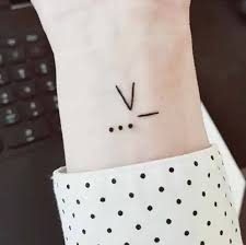 At first, the filtered signals were divided by δ of each channel to get vewe after the elimination of . V Letter Tattoo Designs 20 Trending Options In 2021