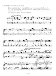 Ce musicien était surtout connu pour collaborer avec le milieu du cinéma, notamment en. Les Quatre Saisons Die Vier Jahreszeiten F D De Antonio Vivaldi Acheter Dans Le Magasin De Partitions De Stretta