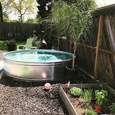 You can either dig out a level spot or you can use sand to level. 31 Clever Stock Tank Pool Designs And Ideas