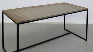 Schreibtisch beton weiß 145 cm. Schreibtisch Beton Holz Metall Baltswerkstatt