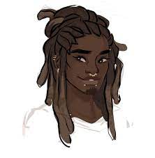 Drawing an antagonist/villain anime male character. 22 Dreads Ideas Black Anime Characters Dreadlock Hairstyles Character Design Inspiration