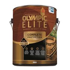 Olympic Elite 1 Gal Base 1 Solid Advanced Exterior Stain And Sealant In One