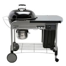 Weber 22 In Performer Deluxe Charcoal Grill In Black With Built In Thermometer And Digital Timer 15501001 The Home Depot Charcoal Grill Best Charcoal Grill Diy Grill