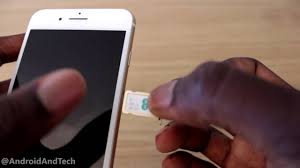 May 14, 2019 · in order to do it, just insert the straightened up paper pin or the sim card remover into the little hole on the right hand side and press slightly. Iphone 7 Plus How To Insert Sim Card Youtube